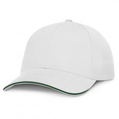 White/Dark Green