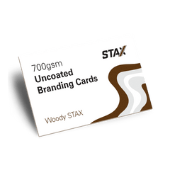 STAX Business Cards | 90x55mm 700gsm Uncoated Branding Cards